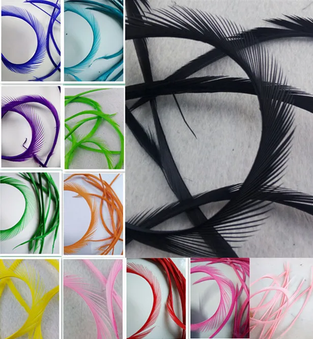 Выбирайте из реальных фотографий! 10 шт./лот красивые ремесла перо рваные края 6 8