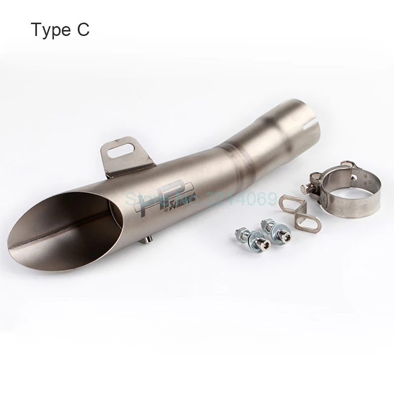 YZF R6 C Для Yamaha YZF R6 мотоцикл выхлопной 2004- нержавеющая сталь GP hp скольжения Универсальный 51 мм Akrapovic Escape Moto хвост трубы - Цвет: YZF R6 C