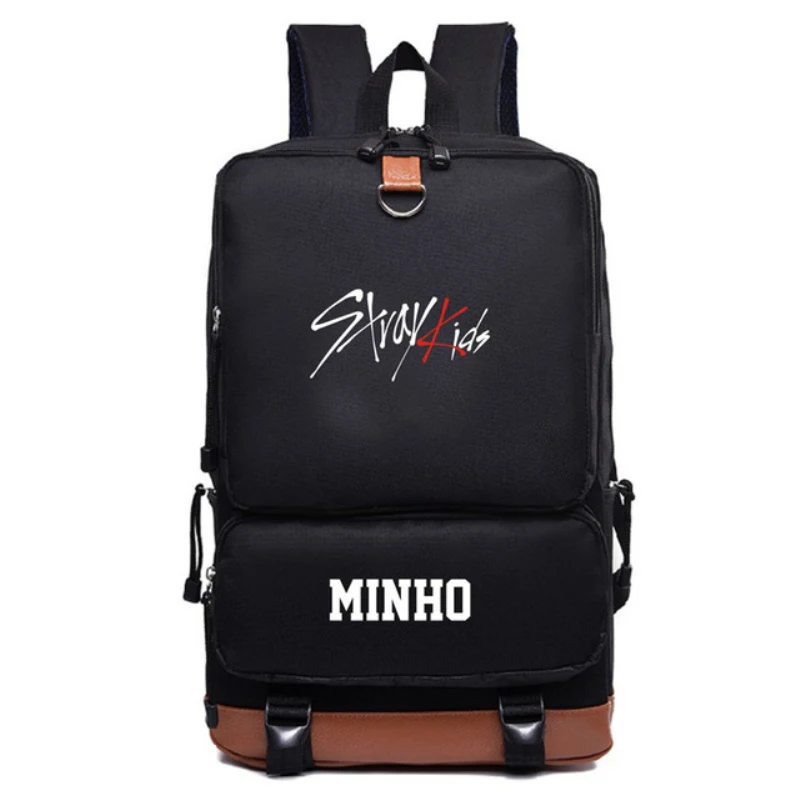 

Mainlead KPOP StrayKids Schoolbag Laptop Bags Mochila Nylon Traveling Back Pack Fashion