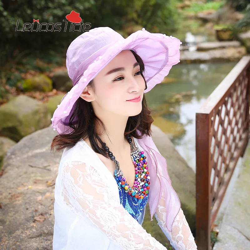 2017 дамы весной и летом моды солнцезащитный крем тень шляпа путешествия пляж