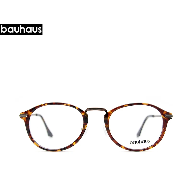 C2 Bauhaus новейшие винтажные очки с прозрачными линзами, оправа для женщин и мужчин, Ретро стиль, унисекс, оптические очки - Цвет оправы: C2