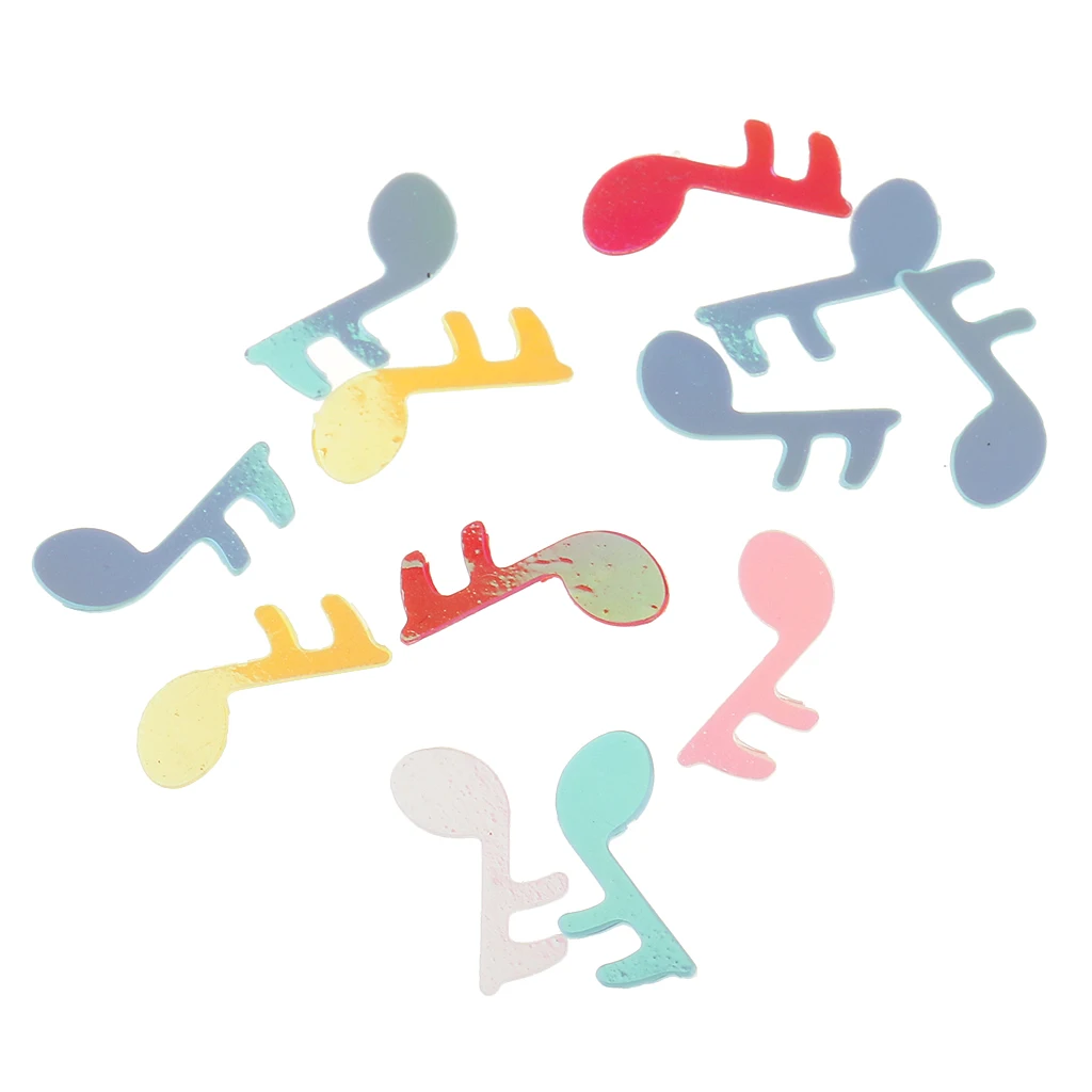 Новинка разноцветные конфетти музыкальная Note сбрызгивающийся стол DIY поделки