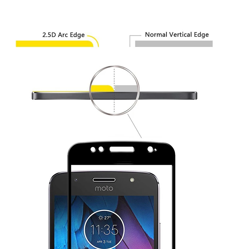 Закаленное стекло для Lenovo Motorola Moto G5S полноэкранная стеклянная пленка G5 S XT1794 XT1793