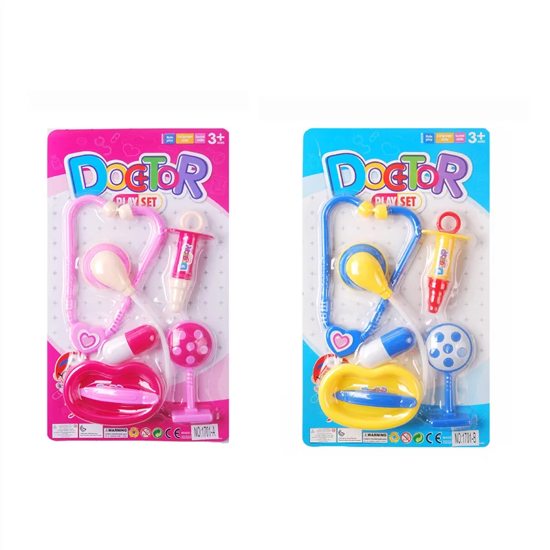 Детские DIY моделирования стетоскопы 1 Набор/6 шт быть врачом игрушки научная популяризация стетоскоп игрушечный шприц игровой дом игрушки
