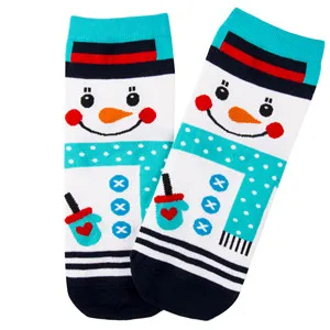 Snow man Рождественские носки для девочек и детей постарше модные дизайнерские забавные рождественские носки для малышей - Цвет: Snow man