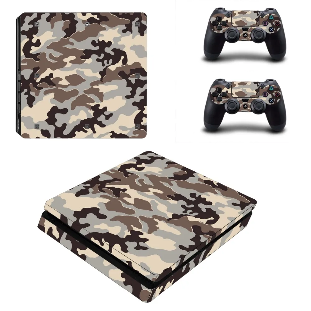 Наклейка для PS4 Slim Skin Sony Playstaion 4 Cover Decal + 2 шт. джойстика контроллера геймпада|stickers