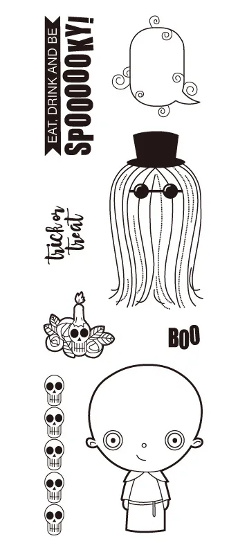 Привидение/прозрачные штампы для скрапбукинга DIY/изготовление