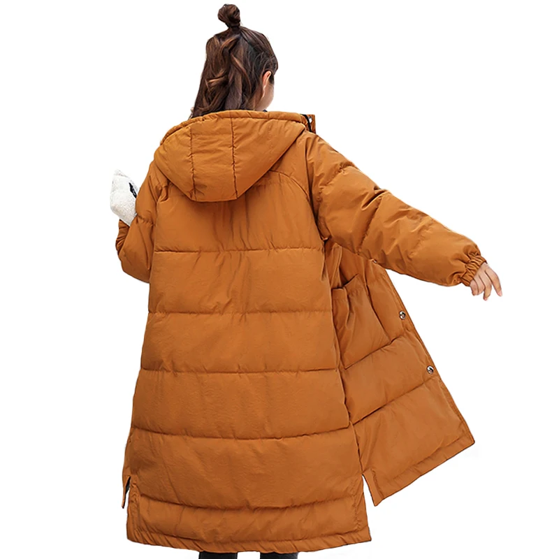 Новая мода 2019 верхняя одежда Chaqueta Mujer для женщин зимняя куртка с длинным