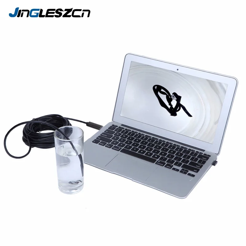 JINGLESZCN USB камера эндоскопа 9 мм мини бороскоп осмотр 25 м кабель Водонепроницаемый