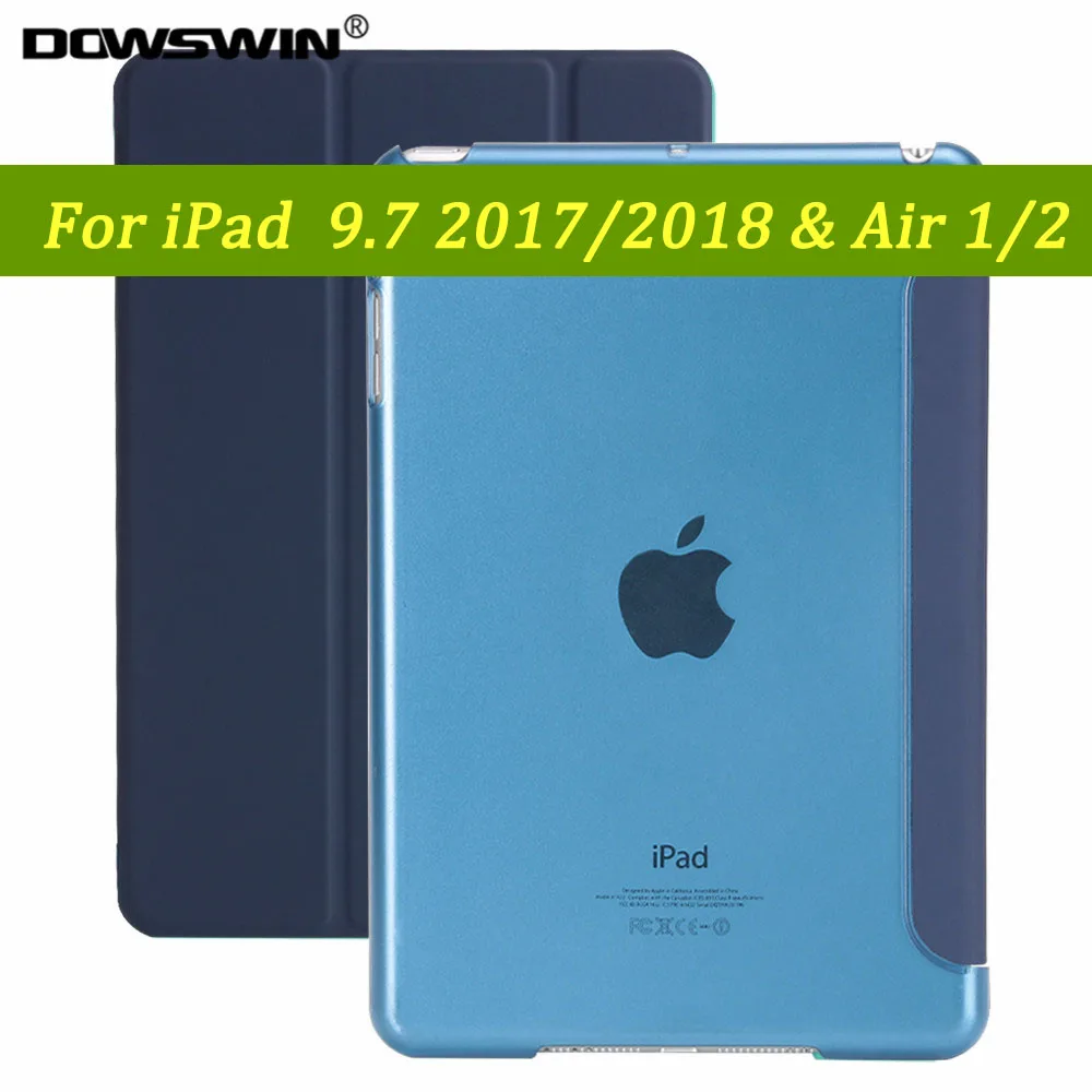 deep blue Чехол для iPad 9,7 Чехол для iPad Air 2 Smart Cover для iPad 6-го поколения чехол 9,7 дюймов Air 1 чехол - Цвет: deep blue