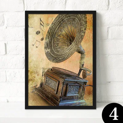 Ретро Ностальгия декоративная картина гостиная росписи картины для кафе бар