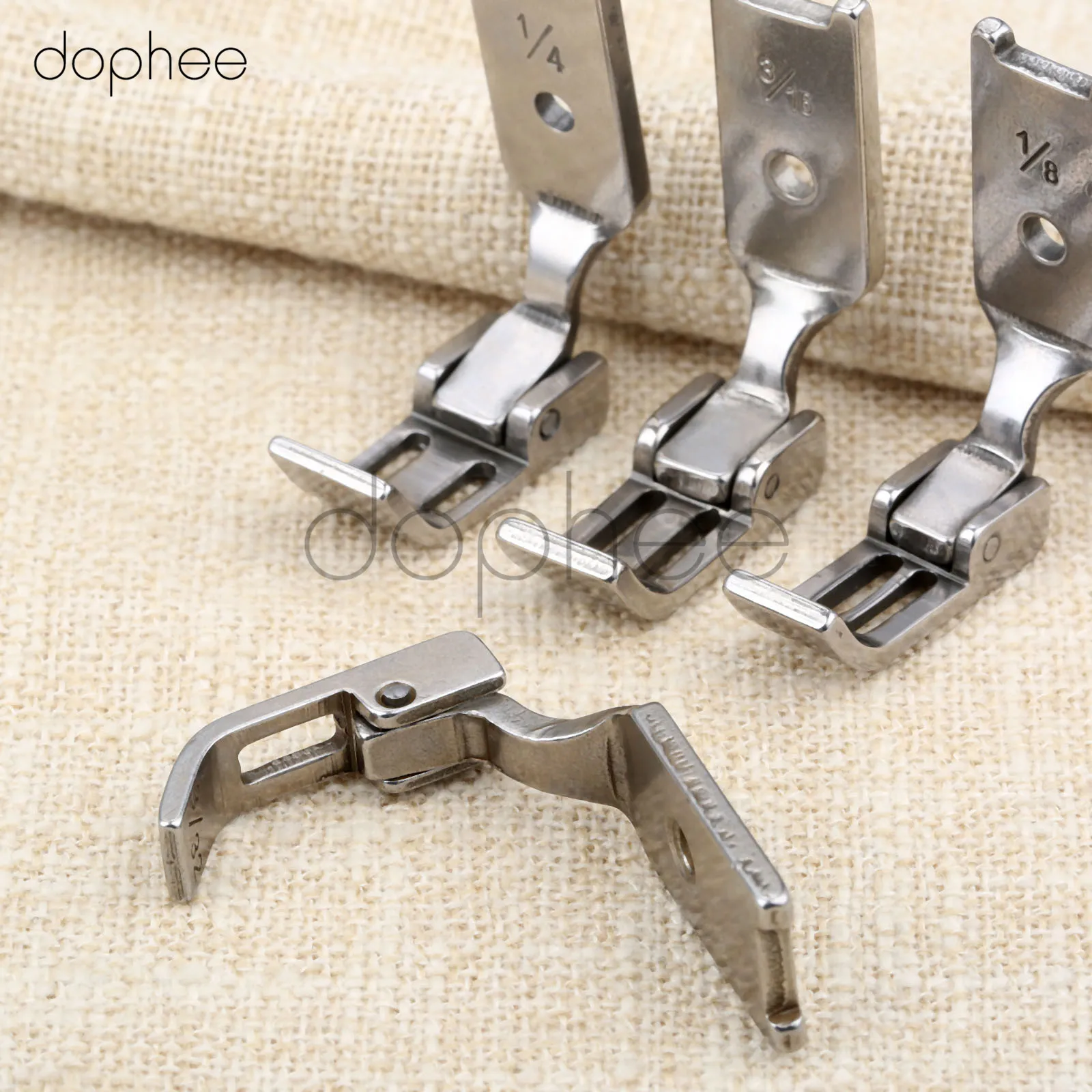 Dophee 1 шт. прижимная лапка на молнии для тяжелой машины 842 /845 двойная игла швейной
