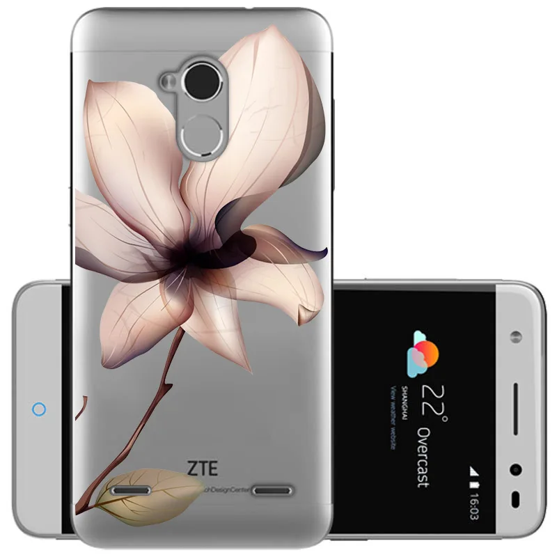 CROWNPRO Мягкий силиконовый чехол для zte Blade V7 Lite чехол цветной чехол с рисунком для zte Blade V7 Lite чехол TPU