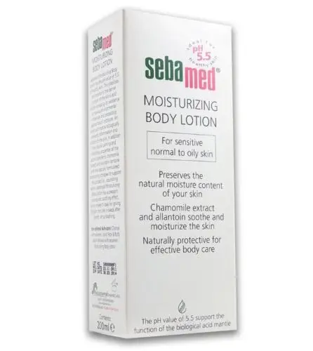 Увлажняющий лосьон для тела Sebamed чувствительной нормальной и жирной кожи 200 мл |