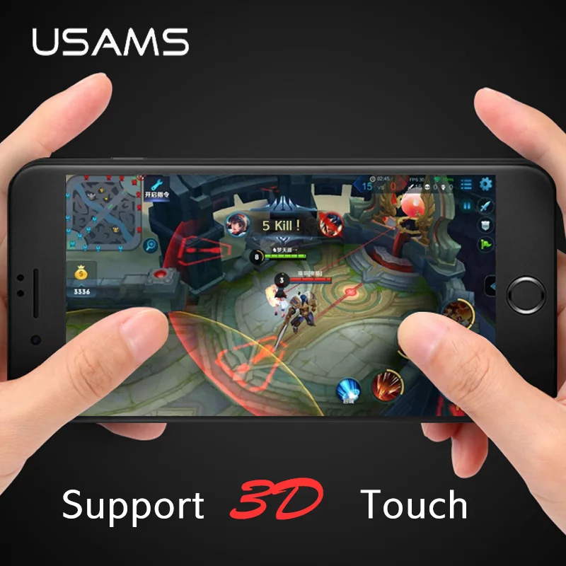 Фото Для iPhone 7 стекло USAMS 0 3 мм 9H углеродное волокно 3D полное покрытие закаленное для Plus Для iPhone 7 стекло USAMS 0 3 мм 9H углеродное волокно 3D полное покрытие закаленное для Plus