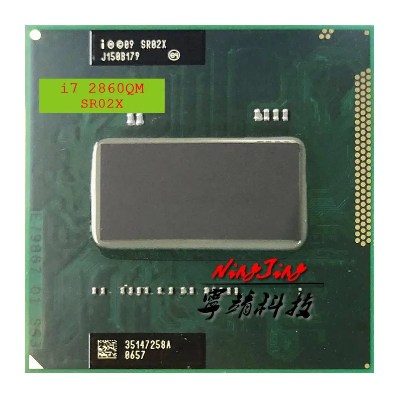 Intel Core i7-2860QM i7 2860QM SR02X 2,5 GHz четырехъядерный Восьмиядерный процессор 8M 45W Socket G2/rPGA988B