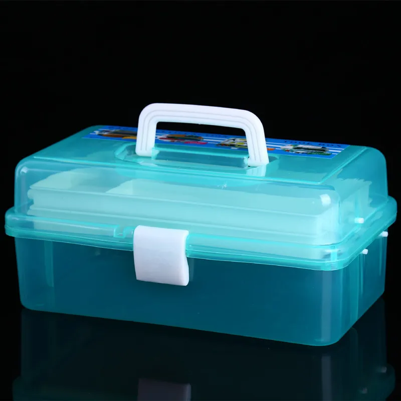 Пластиковые ящики для хранения 32x18x14 см с несколькими ячейками бытовая