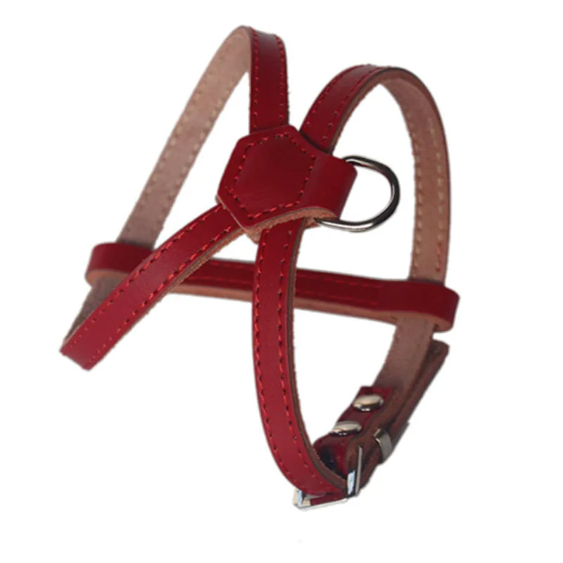 Adjustable Leather Dog Harness for Medium Dogs Durable Safety Control Walking Bull Collar Pet Products | Дом и сад