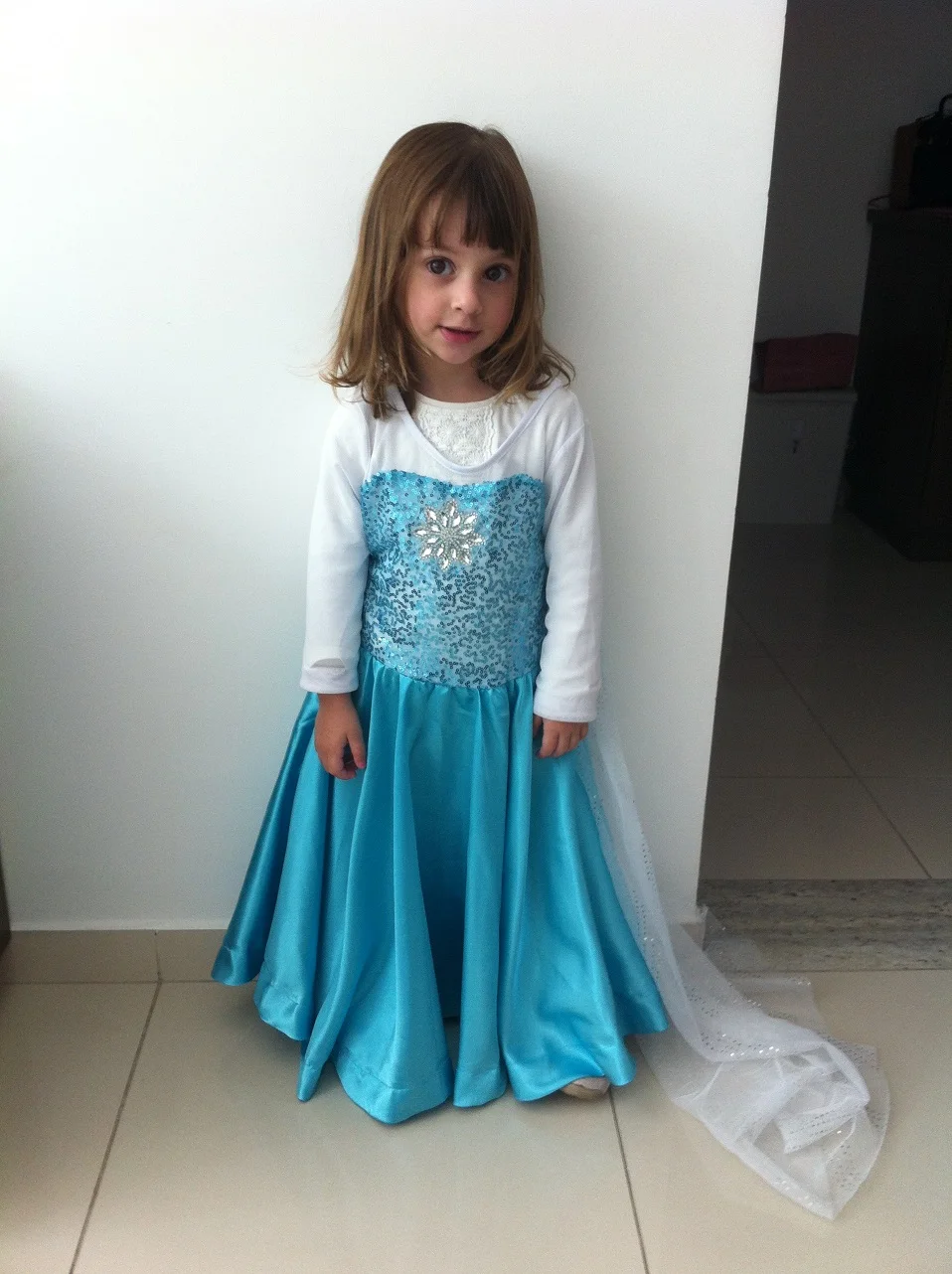 Pettigirl Hot Selling Girl Dress Long Sleeve Sequined With Clolk Christmas Children Clothing GD40527-6 | Детская одежда и обувь