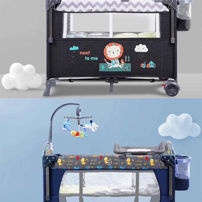 Coolbaby baby Переносная детская кроватка многофункциональная складная кроватка для младенца с Смена подгузников стол путешествия детская игра кровати для детская колыбель