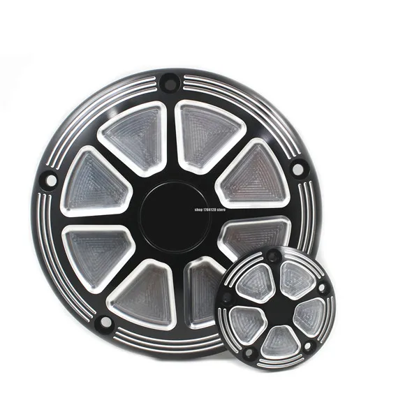 Дерби крышка таймера крышка точки CNC алюминий для Harley до Touring Road King Softail Dyna FLHRS FLTFB
