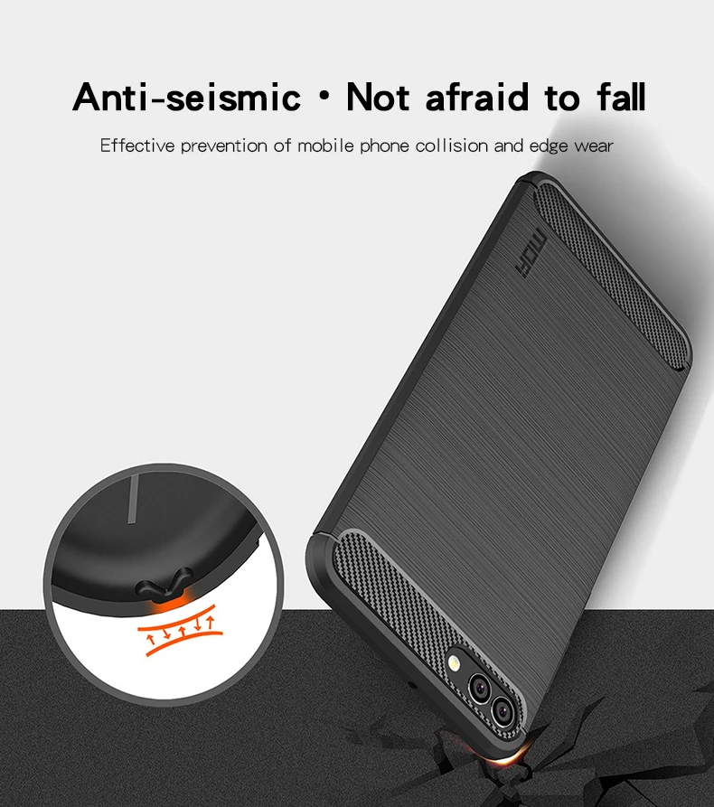 Для ASUS Zenfone 4 ZE554KL MOFI Мягкий ТПУ чехол Чехол из углеродного волокна для ASUS Zenfone 4 ZE554KL чехол для телефона Fundas задняя крышка