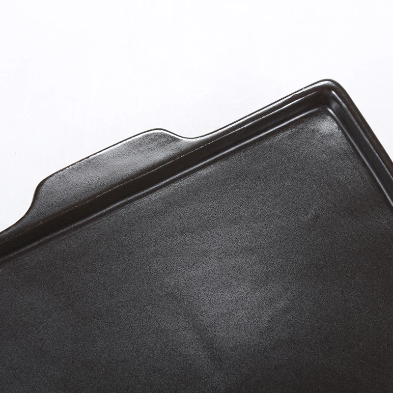 Площадь Керамические БАРБЕКЮ Кастрюли Противень Для Микроволновая Печь Кухня