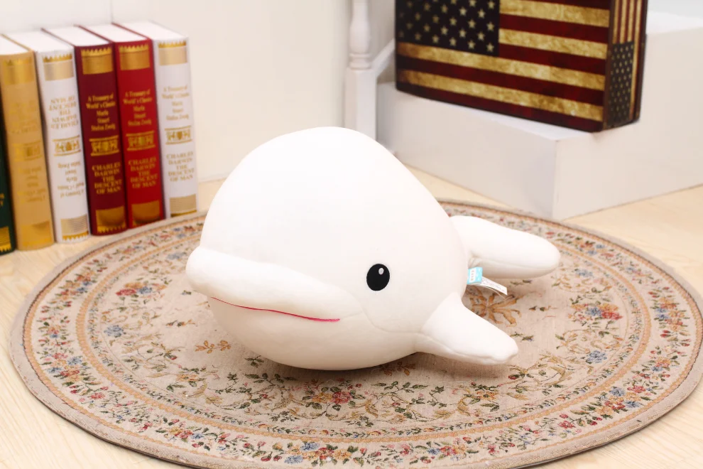 Креативная игрушка из пенопласта с наночастицами большая игрушка-Белый Кит 68 см