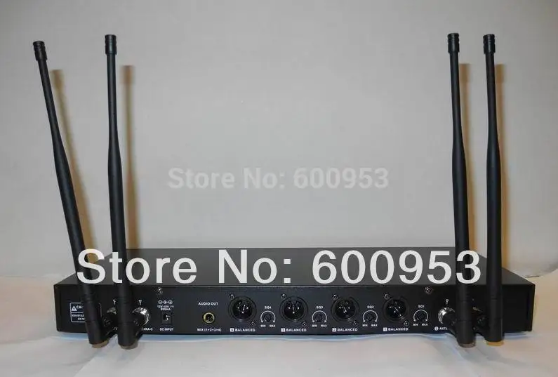 G900 профессиональная 4x100 канальный UHF Беспроводная микрофонная система
