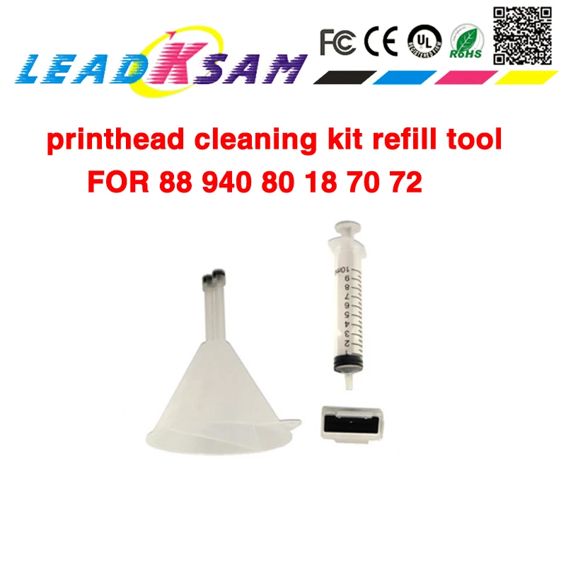 Инструмент для заправки печатающей головки совместимый с HP 88 940 Z2100 Z6100 T610 T1100 18 70 72