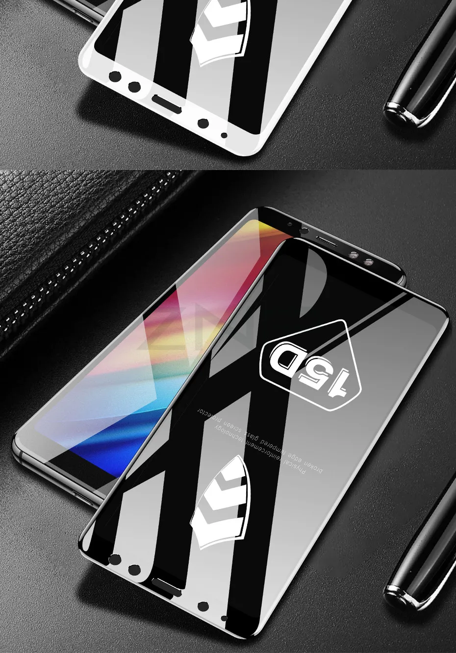 ZNP 2 шт. 15D защитное закаленное Стекло для samsung A3 A5 A7 Экран протектор для samsung J4 J6 плюс A8 J7 Стекло