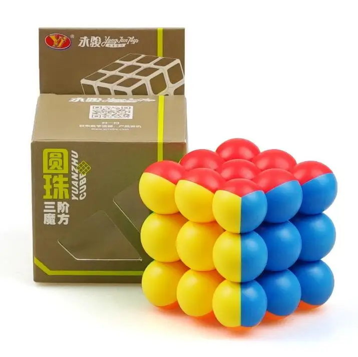 YongJun Bead 3x3x3 магический куб скоростной Yongjun пазл 60 мм липкие кубики для