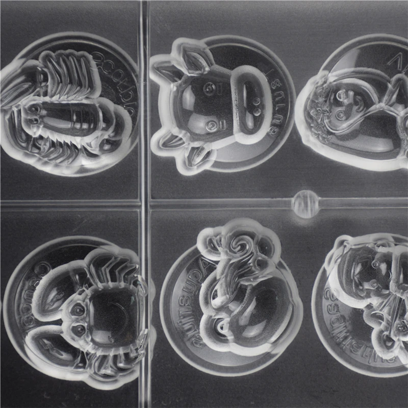Пластиковые формы для конфет и шоколада с 12 созвездиями инструменты выпечки