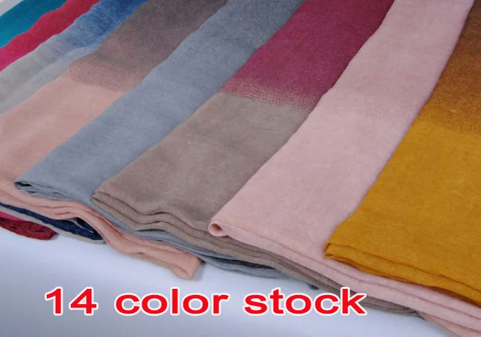 Оптовая продажа Женская однотонная накидка с принтом 100% шали из вискозы длинная