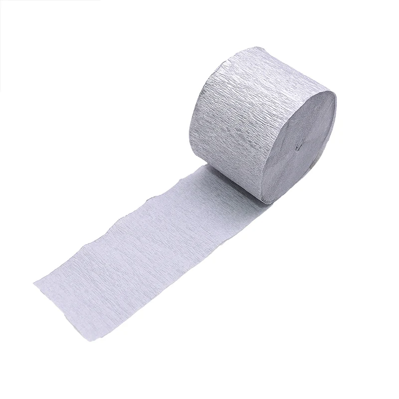 B14 25m*4.5cm Crinkled Origami Crepe Paper DIY Craft Flower Wrinkle Paper Roll Wrapping Gifts Scrapbooking Party Backdrop Decoration - Цвет: B14