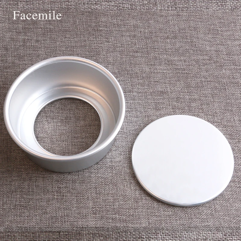 Новинка 5-дюймовая анодированная алюминиевая круглая форма для кексов выпечки