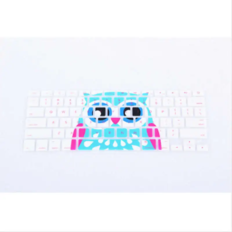 Силиконовый чехол для клавиатуры с животным узором Защитная пленка Apple Macbook Pro Air 13