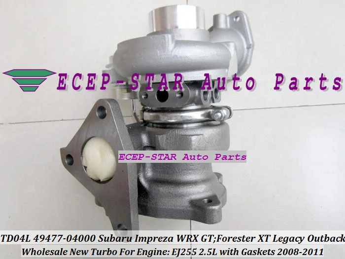 Турбокомпрессор TD04L 49477 04000 14411AA710 для SUBARU Impreza WRX GT Forester XT Legacy Outback 2008 11 EJ255 2.5L