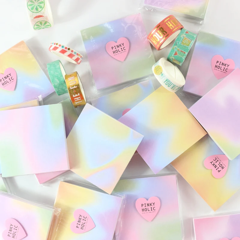 Domikee новый креативный лазерный акварельный блокнот для школьников канцелярские