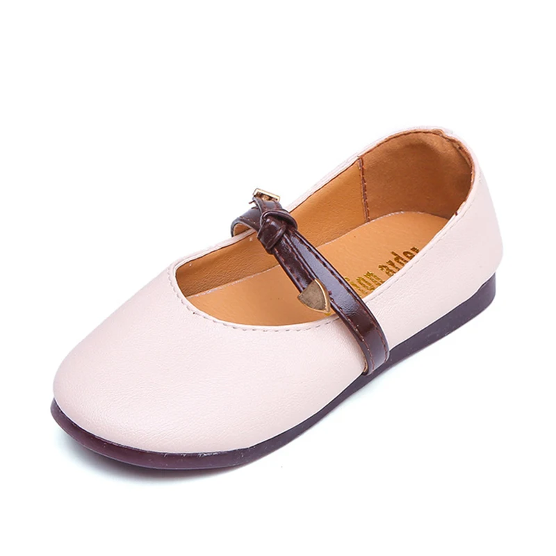 

COZULMA Kids Flat Non-slip Rubber Sole Shoes Girls Princess Shoes Children Slip-On Fashion Sneakers 4 Color Size 21-36