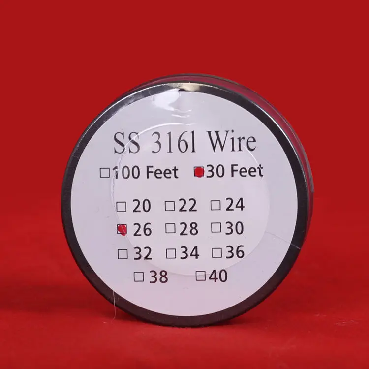 

Vape Ecigs Resistance Wire Roll Heating Wire Roll E - cigarette Coils for Atomizers DIY Vape ( 30 Feet ) 10 Meters 24 26 28 AWG
