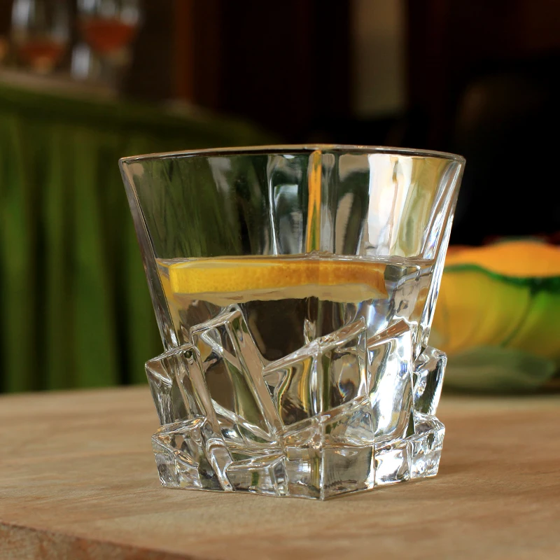 Бессвинцовые креативные рельефы резные Хрустальные чашки для виски бокал вина