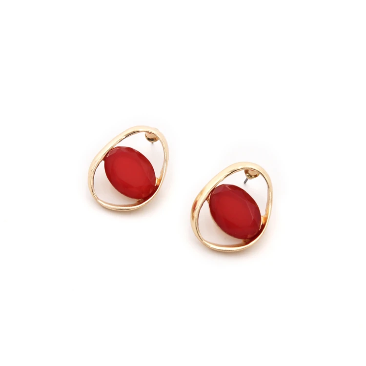 Модные простые серьги AL ER30146/TRACYSGER/Red pop|Серьги-подвески| |