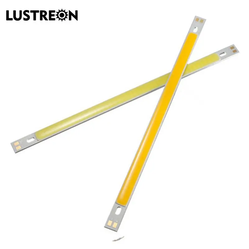 LUSTREON высокомощный 10 Вт COB светодиодный чип DC12 14V для DIY 200x10 мм лампа подходит