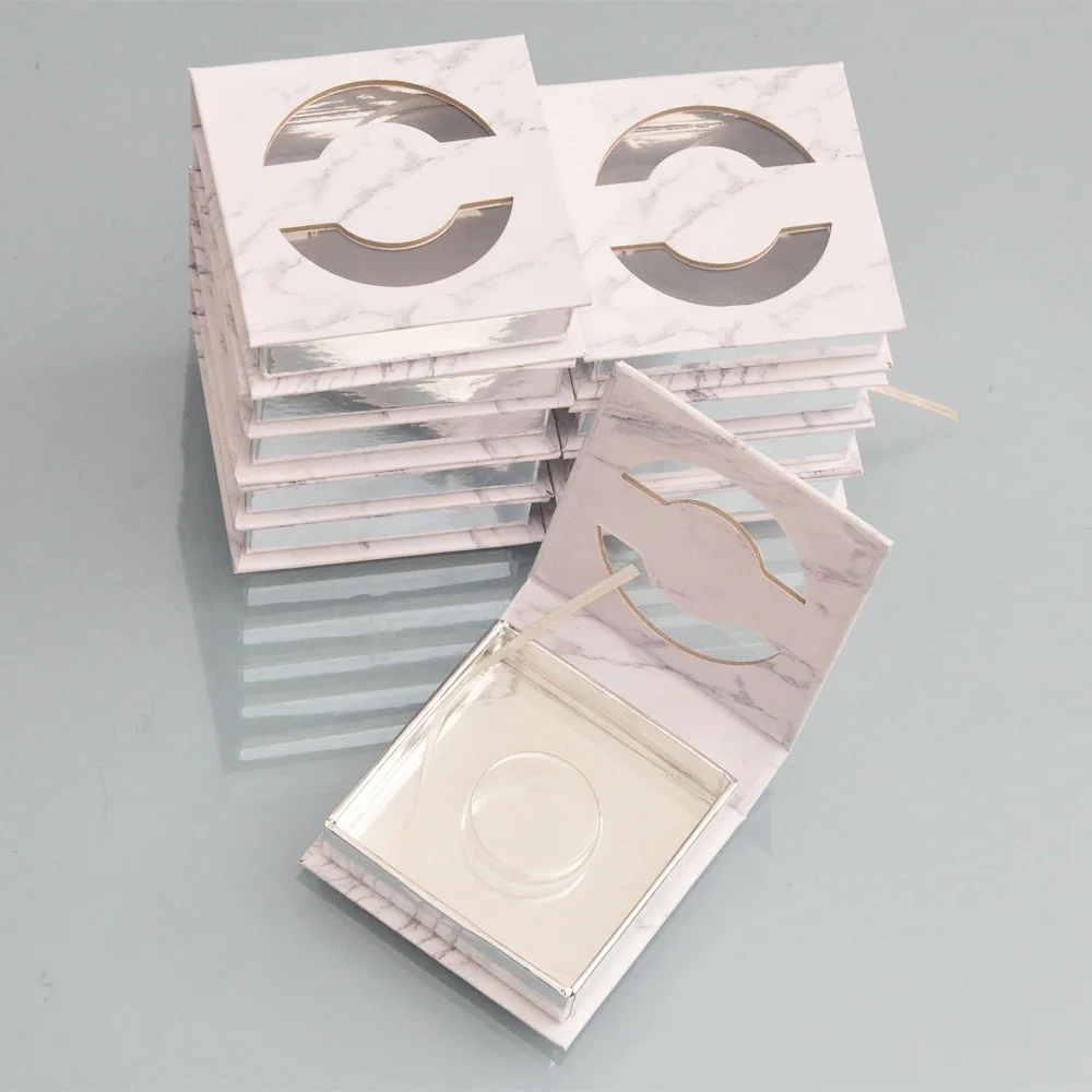 20 empty box blank 20 шт накладных ресниц упаковочная коробка ресниц коробки на заказ логотип поддельные 3d норка для ресниц удлинитель квадратный Магнитный Корпус пустой - Цвет: 20 empty box blank