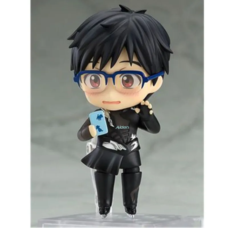 4 &quotQ версия Nendoroid #736 YURI! На льду катсуки Yuri Рождественский подарок ПВХ фигурка