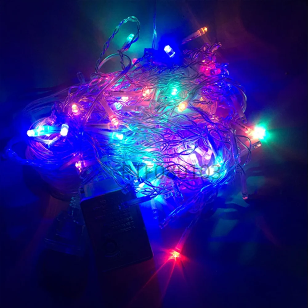 Самая низкая цена 10 м 100led гирлянда занавес сосулька светодиодные сказочные огни