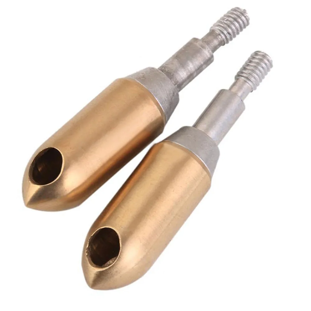

New 1/2/5Pcs Aluminum Copper Whistle Broadhead Hunting Archery Arrow Head Helpful Whistle Arrow Hunting Arrow Field Hunting