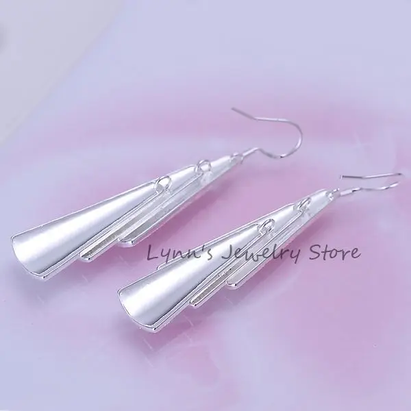 E015 Wholesale 925 silver earrings fashion jewelry Tennis Earrings /asmajjtasb | Украшения и аксессуары