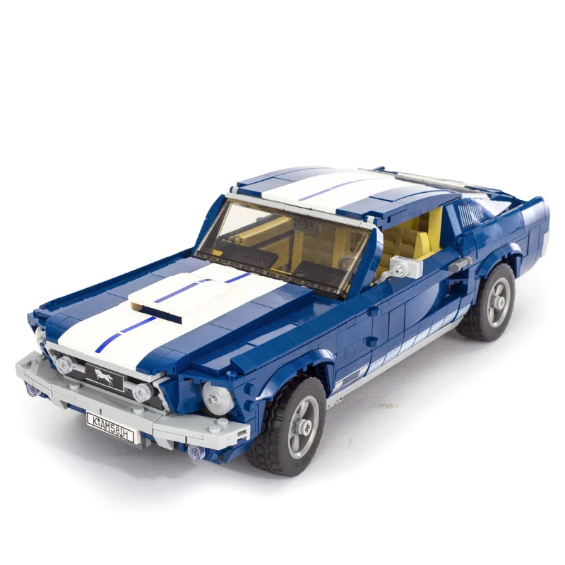 Creator Expert серии 1471 шт. Ford Mustang Спорт автомобиль строительные блоки кирпичи совместимы с брендом 10265 игрушка для детей - Цвет: Ford Mustang